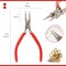 The Beadsmith Round Nose Pliers - Economy Pliers - 4.75 Inches (121 mm) Precision Tool with Spring Action Handle for Jewelry Making, DIY Projects, and Crafting